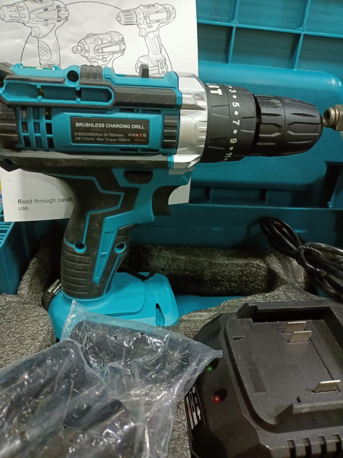 PISTOLA DE IMPACTO CON TALADRO INALAMBRICO (MARCA LITHIUM) - Imagen 6