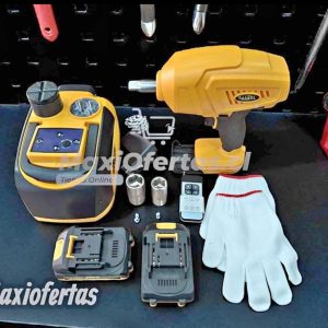 GATO HIDRAULICO INALAMBRICO 5 TONELADAS MAS LLAVE DE IMPACTO TASBEL