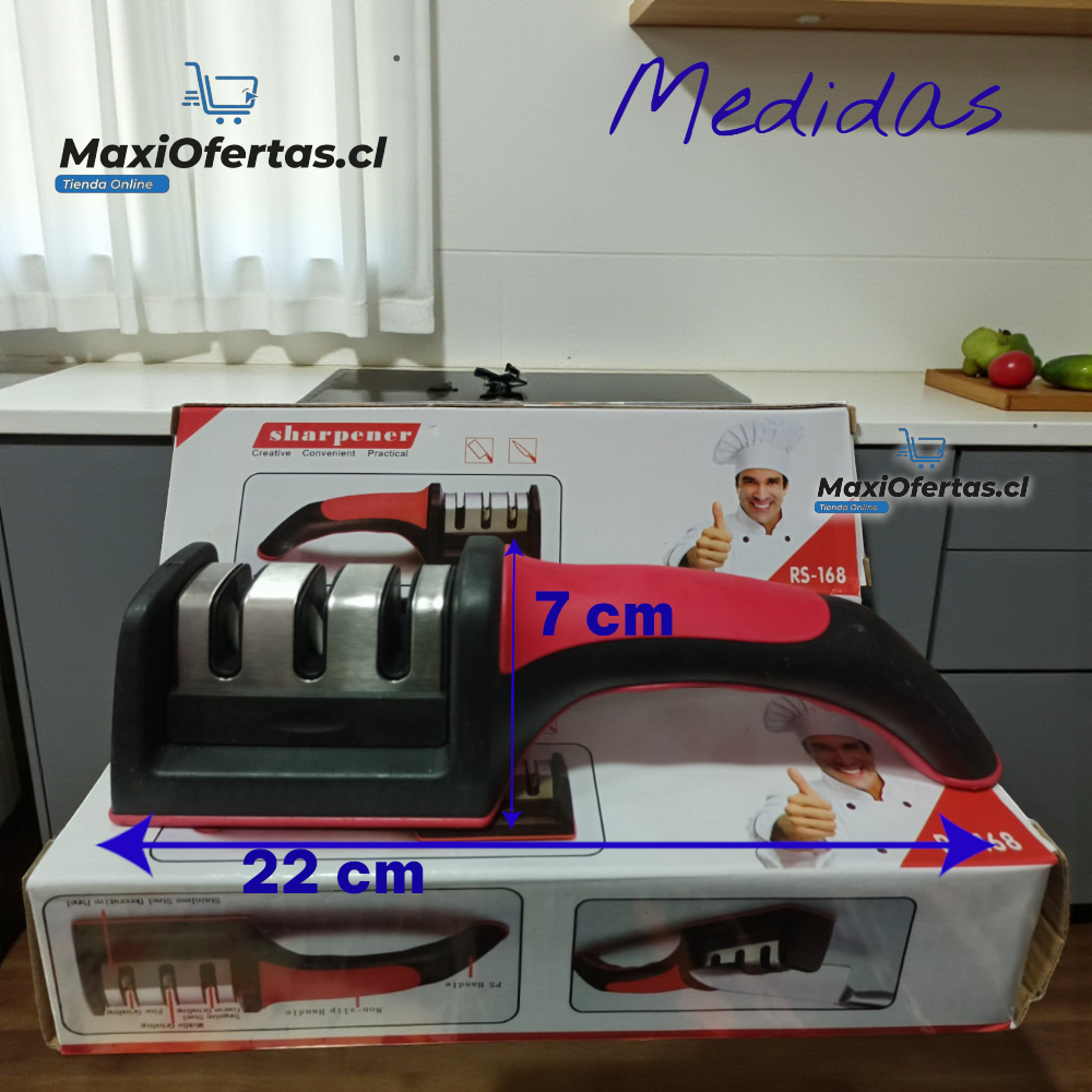 AFILADOR DE CUCHILLOS CON AGARRE - Imagen 2