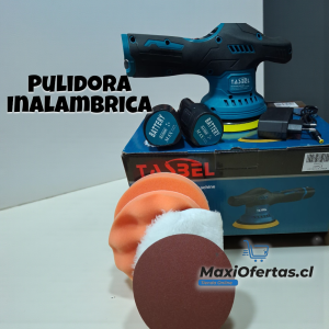 PULIDORA INALAMBRICA PARA AUTO 2 BATERIAS