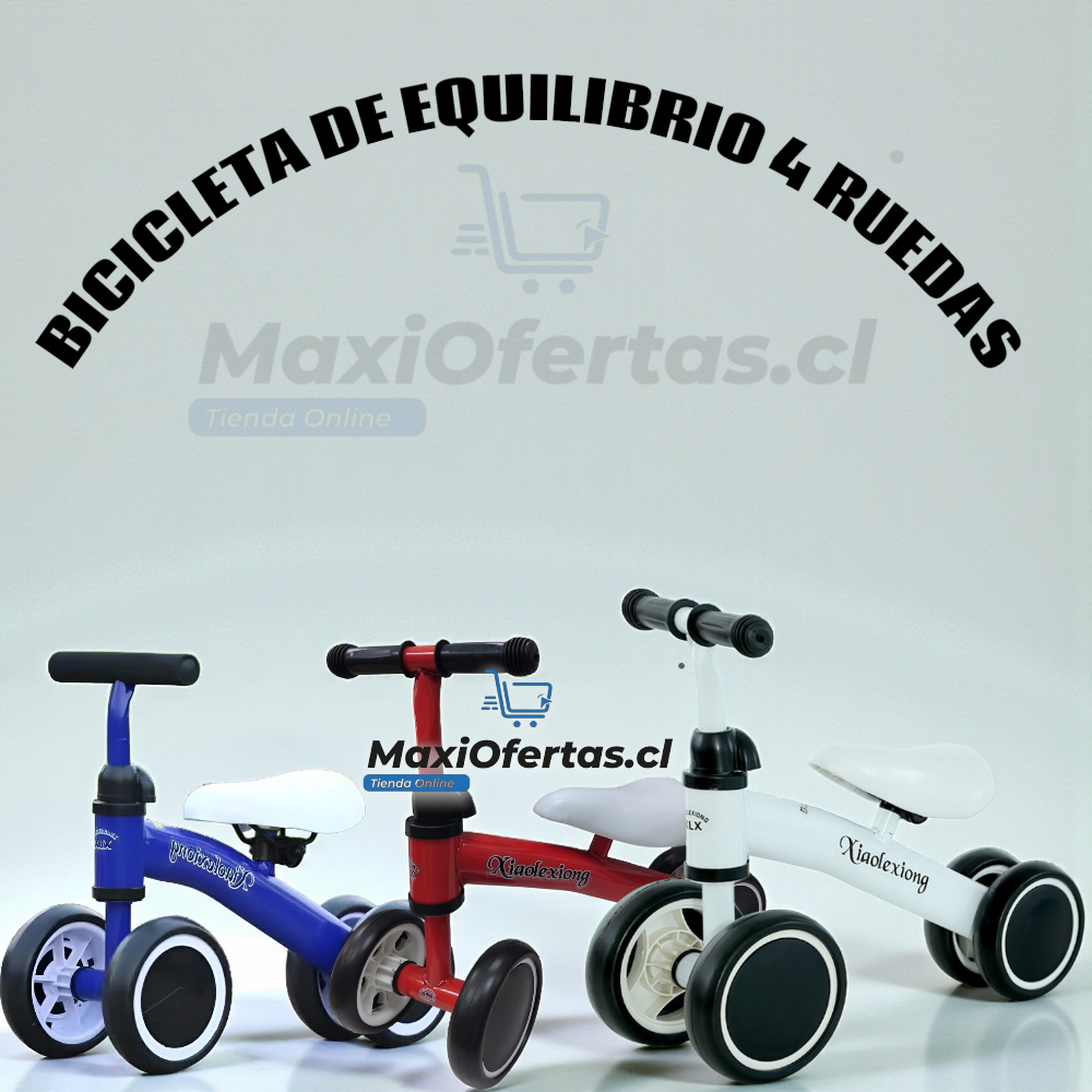 BICICLETA DE EQUILIBRIO 4 RUEDAS