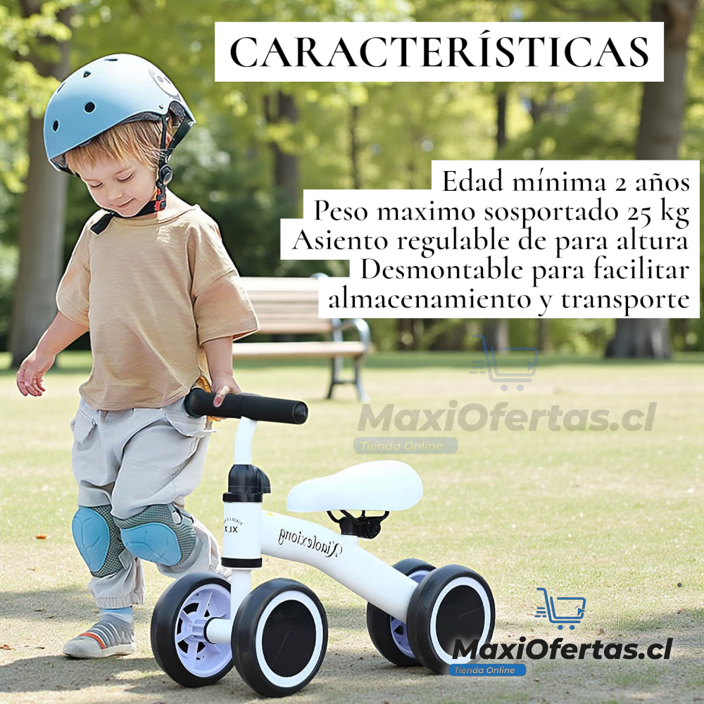 BICICLETA DE EQUILIBRIO 4 RUEDAS - Imagen 3