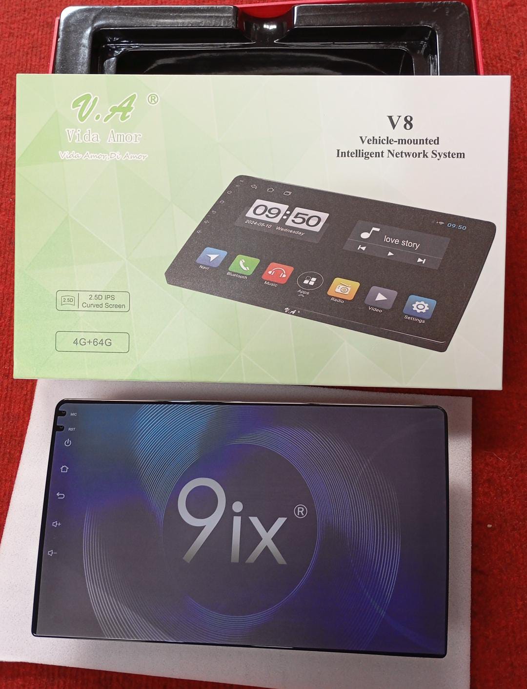 PANTALLA DE AUTO V8 DE 9 PULGADAS