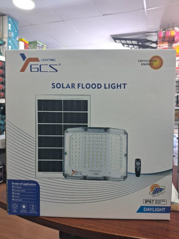 FOCO LED CURVO CON PANEL SOLAR 300W - Imagen 2