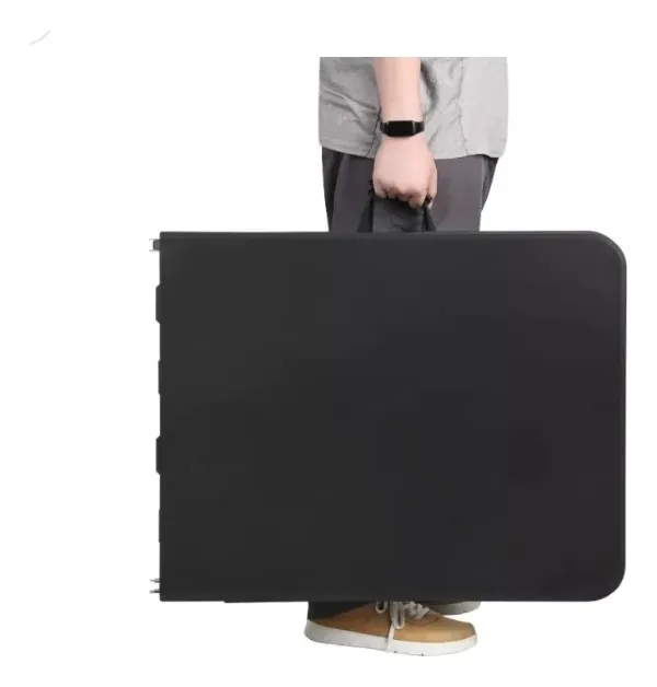 MESA PLEGABLE 1.80 NEGRA - Imagen 3
