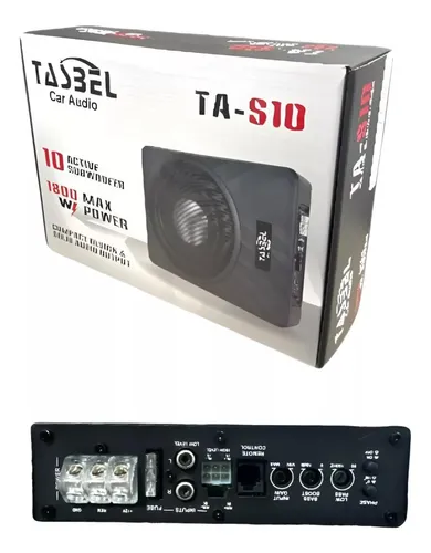 SUBWOFER 10 PULGADAS 1800 W RECTANGULAR TASBEL - Imagen 2