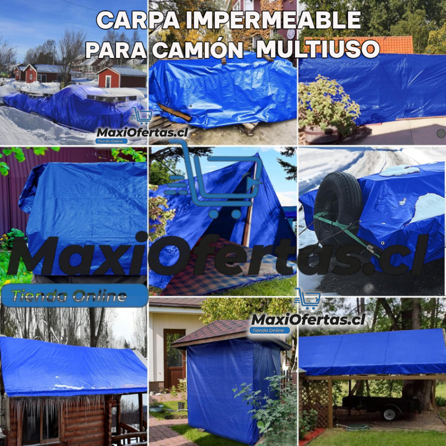 CARPA LONA IMPERMEABLE DE CAMION 8×10 - Imagen 3