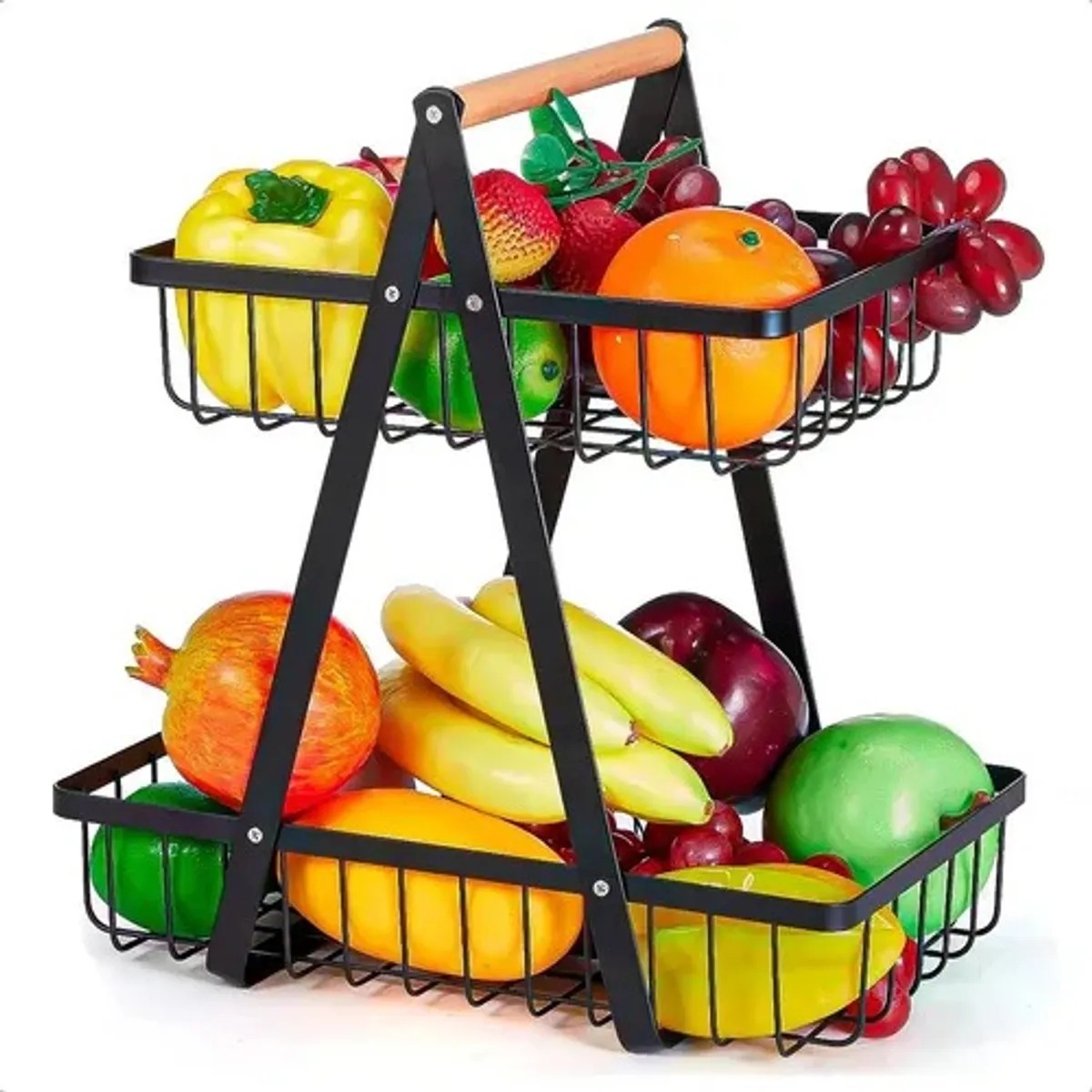 FRUTERO 2 NIVELES DE METAL