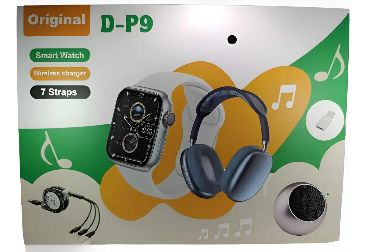 KIT RELOJ AUDIFONOS ACCESORIOS D P9