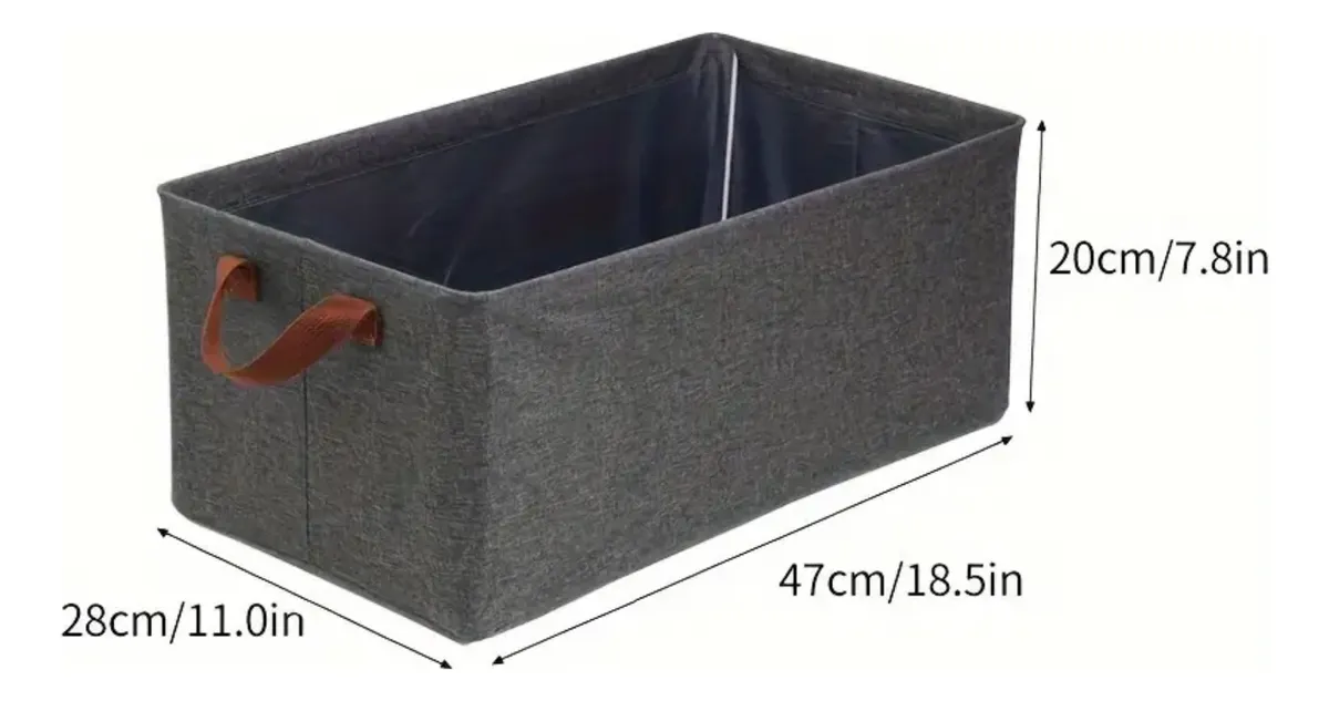 CAJA DE TELA ORGANIZADORA DE ROPA - Imagen 2