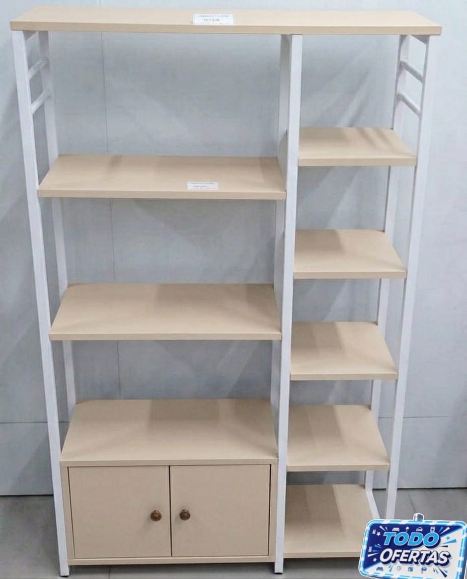 ESTANTE ORGANIZADOR MULTIFUNCIONAL METAL Y MADERA