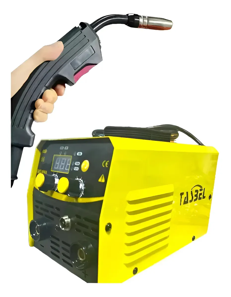 MAQUINA SOLDAR Tasbel Mig/mma-350 350a 220v+mascara Amarillo - Imagen 2