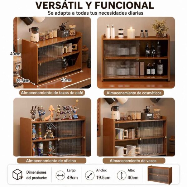 MUEBLE ORGANIZADOR MULTIUSOS MDF - Imagen 3