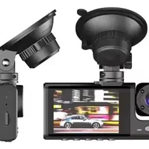CAMARA PARA AUTO 3 EN 1 FRONTAL INTERIOR TRASERA